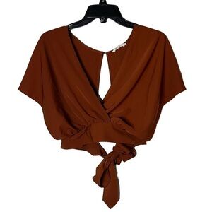 MeiSanguan Women’s Cropped Blouse